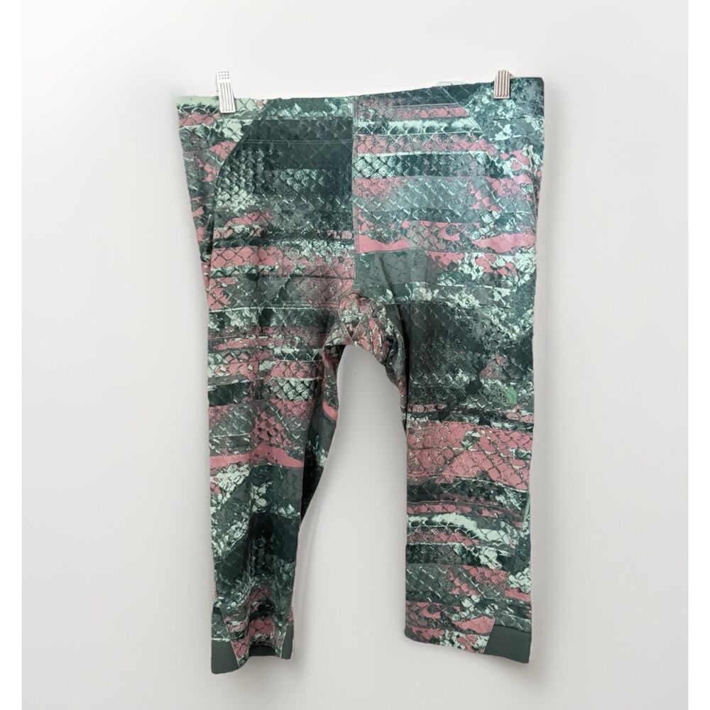 The North Face Legging Womens L Balsam Cropped Zip Pocket Gym Hiking Outdoors